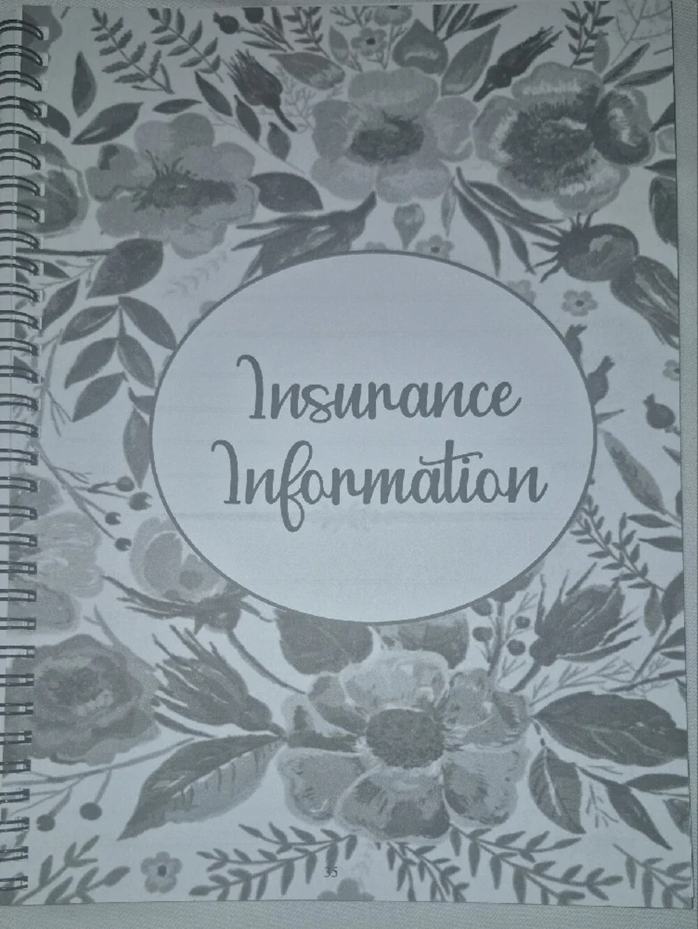 End Of Life Planner Notebook - Black 